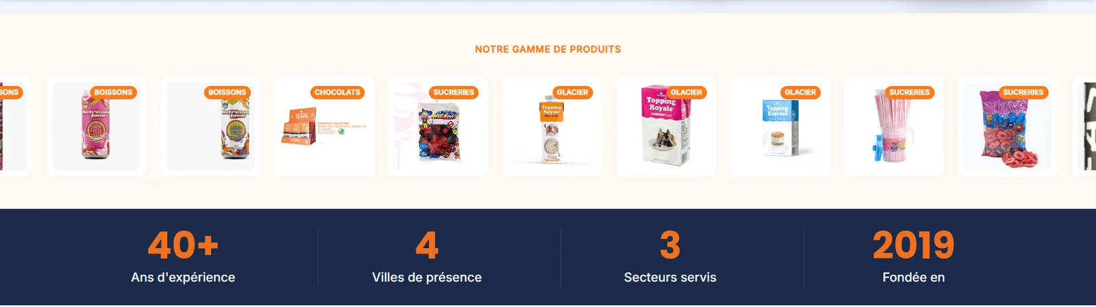 Projet E-commerce Babaco réalisé par WebHive - Capture 2