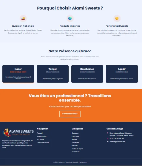 Projet E-commerce Babaco réalisé par WebHive - Capture 5