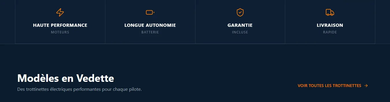 Projet E-commerce Kukirin réalisé par WebHive - Capture 2