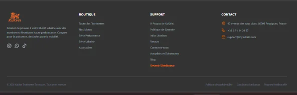 Projet E-commerce MyKukirin réalisé par WebHive - Capture 4