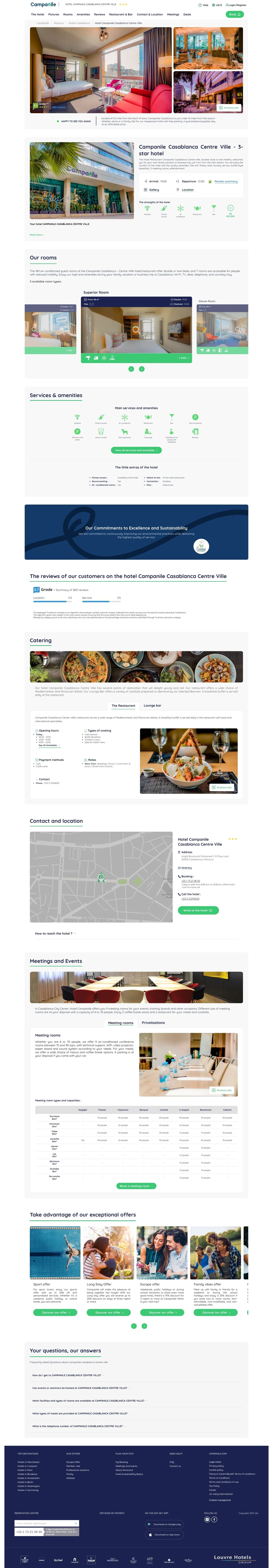 Projet Other campanile hotel réalisé par WebHive - Capture 1