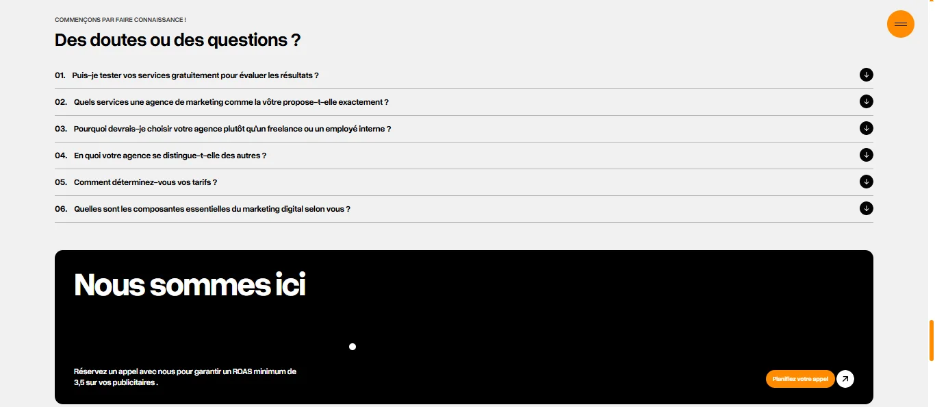 Projet Portfolios media agency réalisé par WebHive - Capture 10