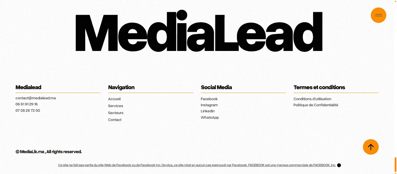 Projet Portfolios media agency réalisé par WebHive - Capture 11