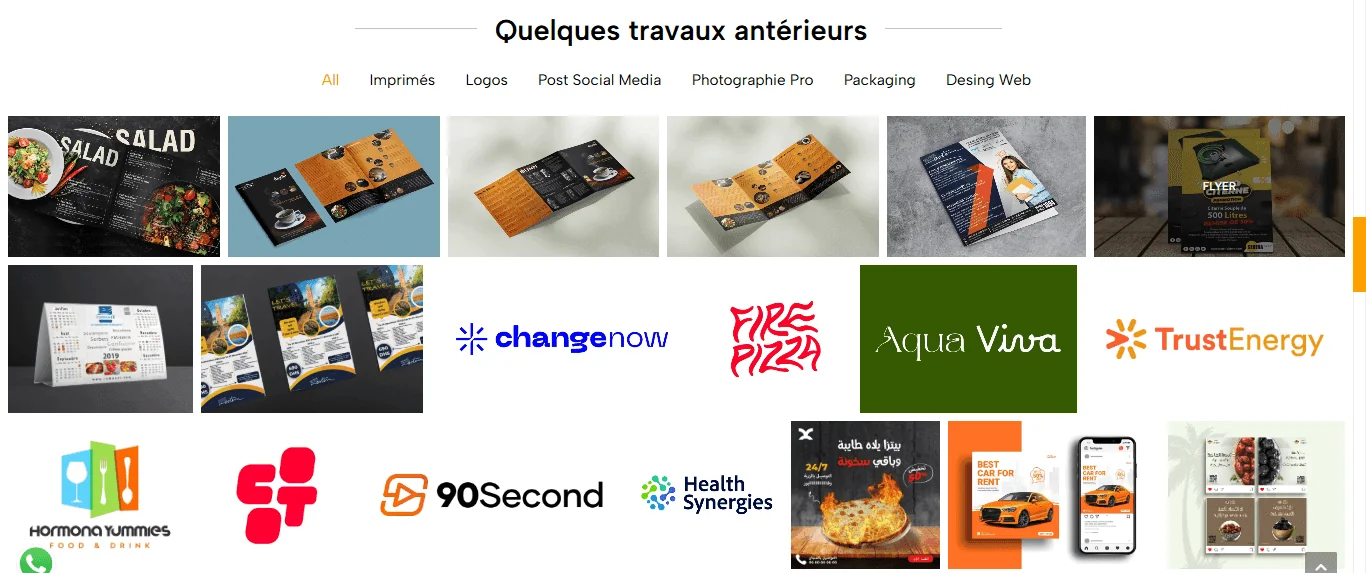 Projet Portfolios photographer réalisé par WebHive - Capture 3
