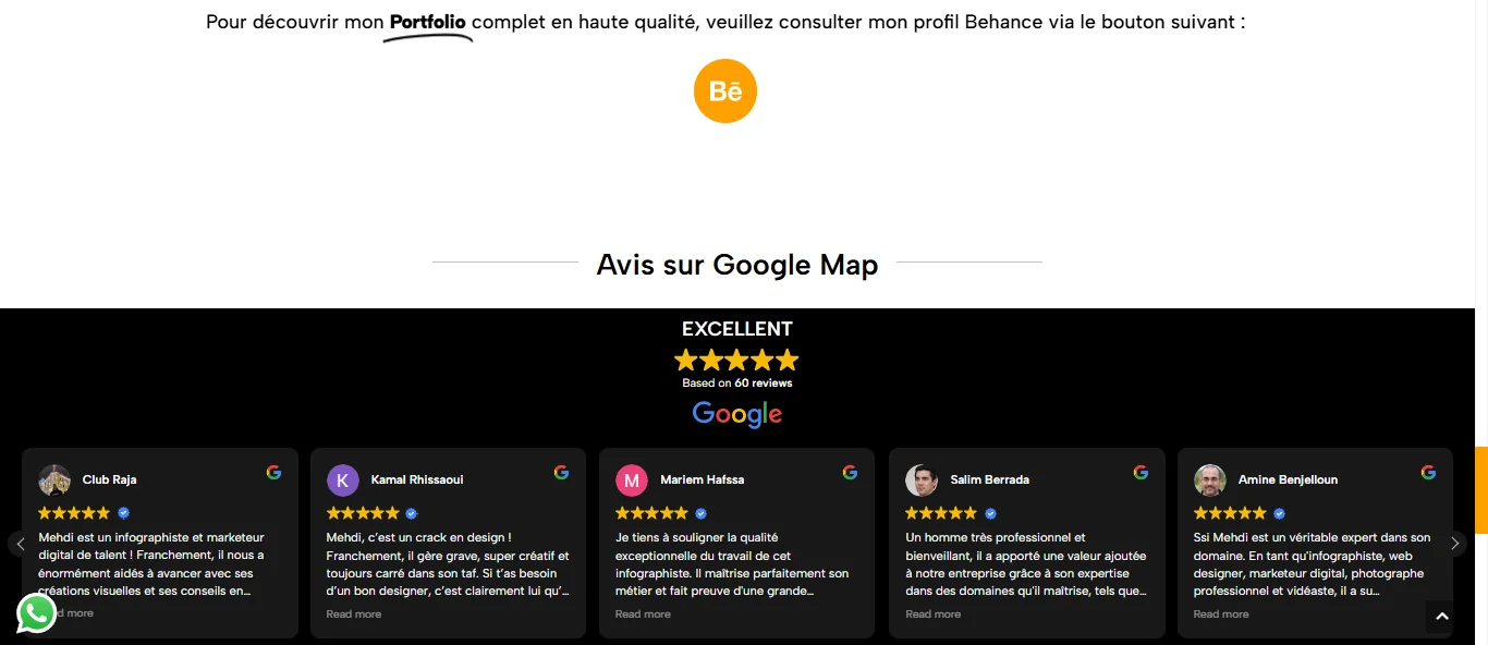 Projet Portfolios photographer réalisé par WebHive - Capture 5