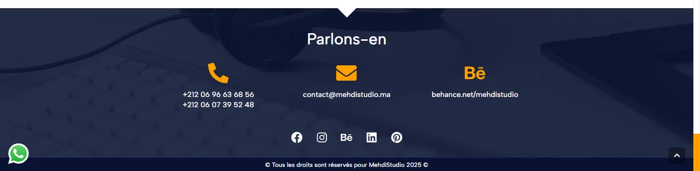 Projet Portfolios photographer réalisé par WebHive - Capture 7