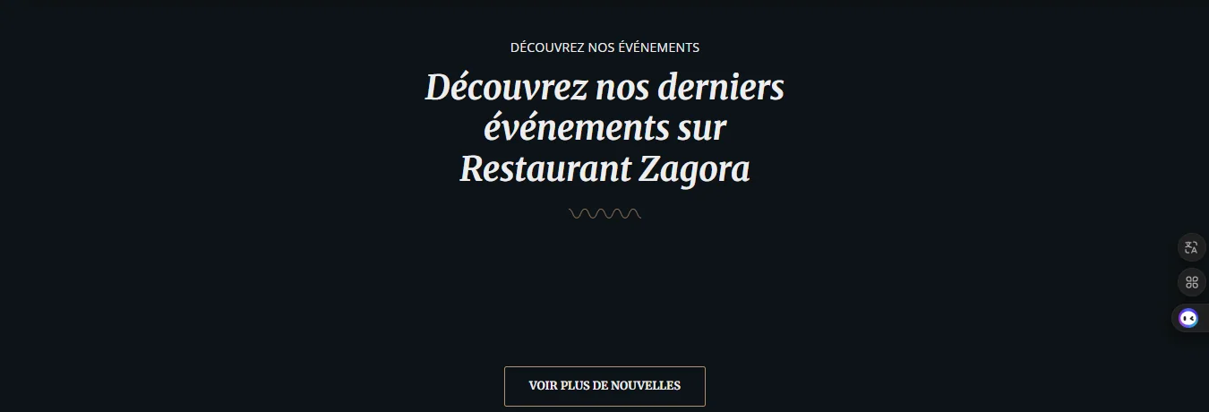 Projet Restaurant Tzagora Maroc réalisé par WebHive - Capture 12