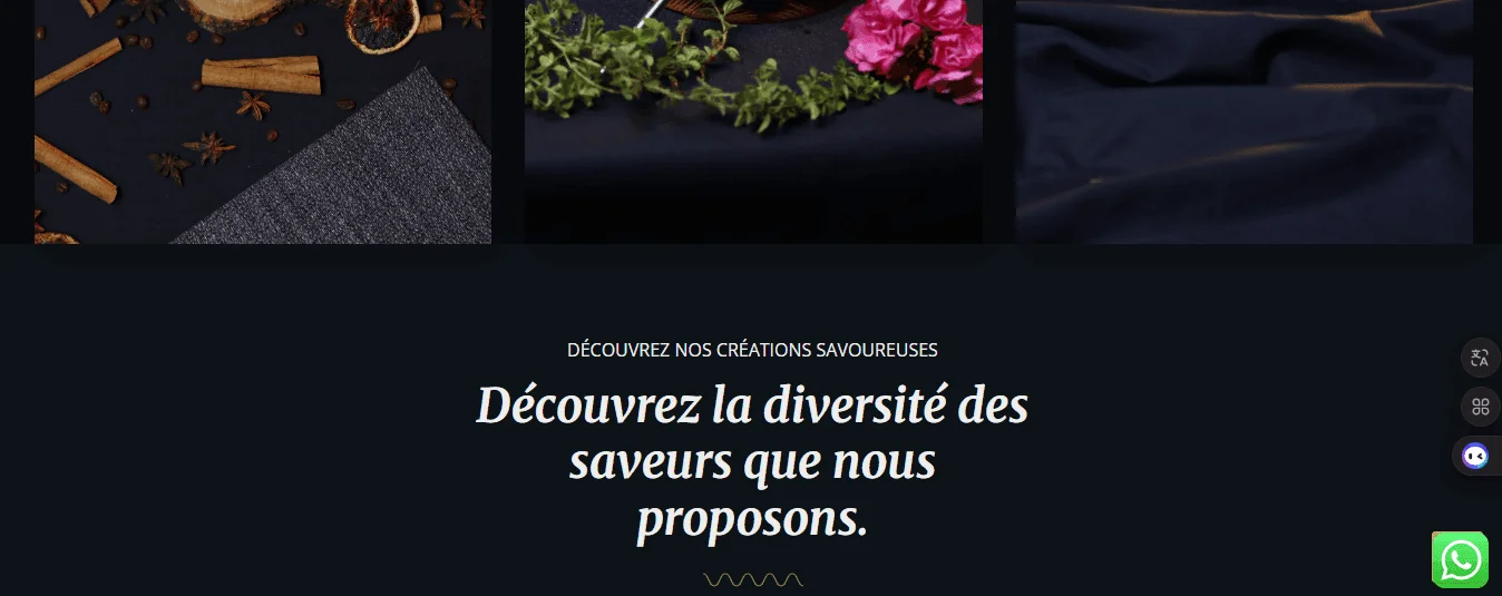 Projet Restaurant Tzagora Maroc réalisé par WebHive - Capture 5