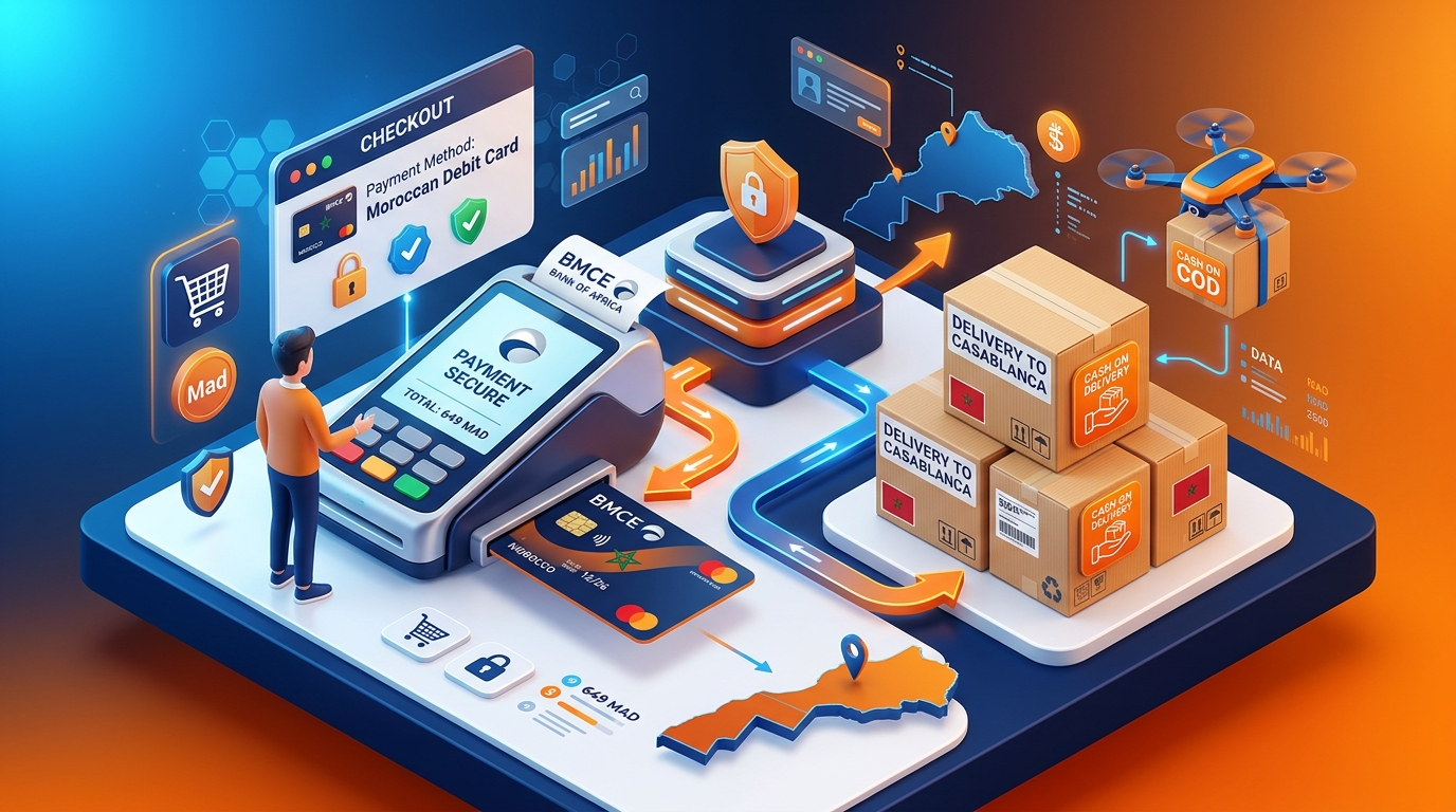 Moroccan CMI Online Payment and Cash on Delivery COD Integration