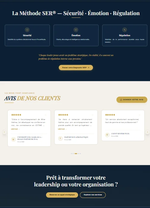 Projet Coaching Wcel Mansour réalisé par WebHive - Capture 3